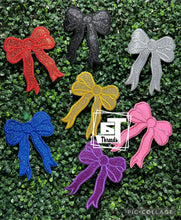 Blue Bow Glitter Bows(Set of 2) ....Patches