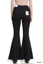 Black Super Flare Denim Zenana Pants 8/15/23 6883