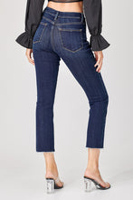 Dark Mid Rise Straight Raw Edge Risen Jeans 6/20/23 6485