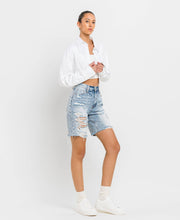 Amici Super High Rise Bermuda Vervet Shorts