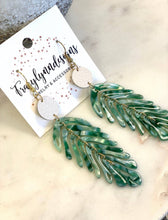 Green Palms Earrings