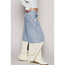 Denim Vintage washed double gauze wide POL pants