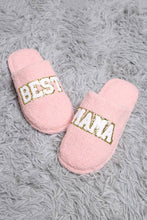 Sequined Best Mama Winter Sleepers: Pink