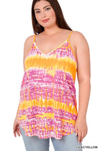 Lilac Yellow Front Back Reversible Spaghetti Zenana Cami 5/25/23 6316