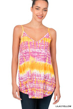Lilac Yellow Front Back Reversible Spaghetti Zenana Cami 5/25/23 6316