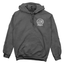 Charcoal Distressed 250 Flag Hoodie