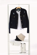Dark Denim Plus Size Destroyed Jean Jacket 10/23/23 7222