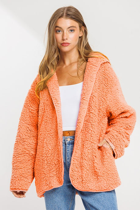 Orange Hooded Popcorn Jacket 7/22/25 1049