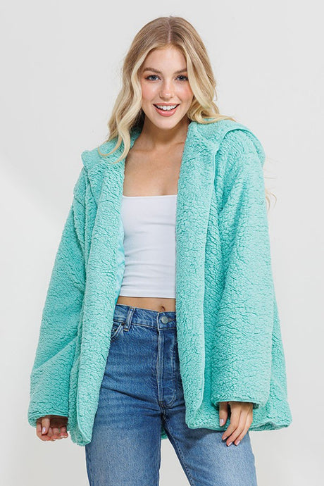 Mint Hooded Popcorn Jacket 7/22/25 1048