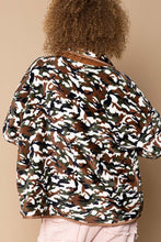 Camo Chocolate Mock Neck POL Jacket 8/11/23 6862