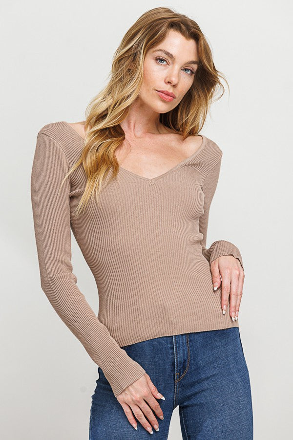 Mocha Long Sleeve Yoko Shirt 7/17/25 1039