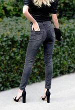 Black Eyelet Knee Patch Distressed Denim Venti Crinkle Pants 8/10/23 6821