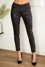 Black PU Shadow Multi Animal Print Denim6 Pants 8/10/23 6822