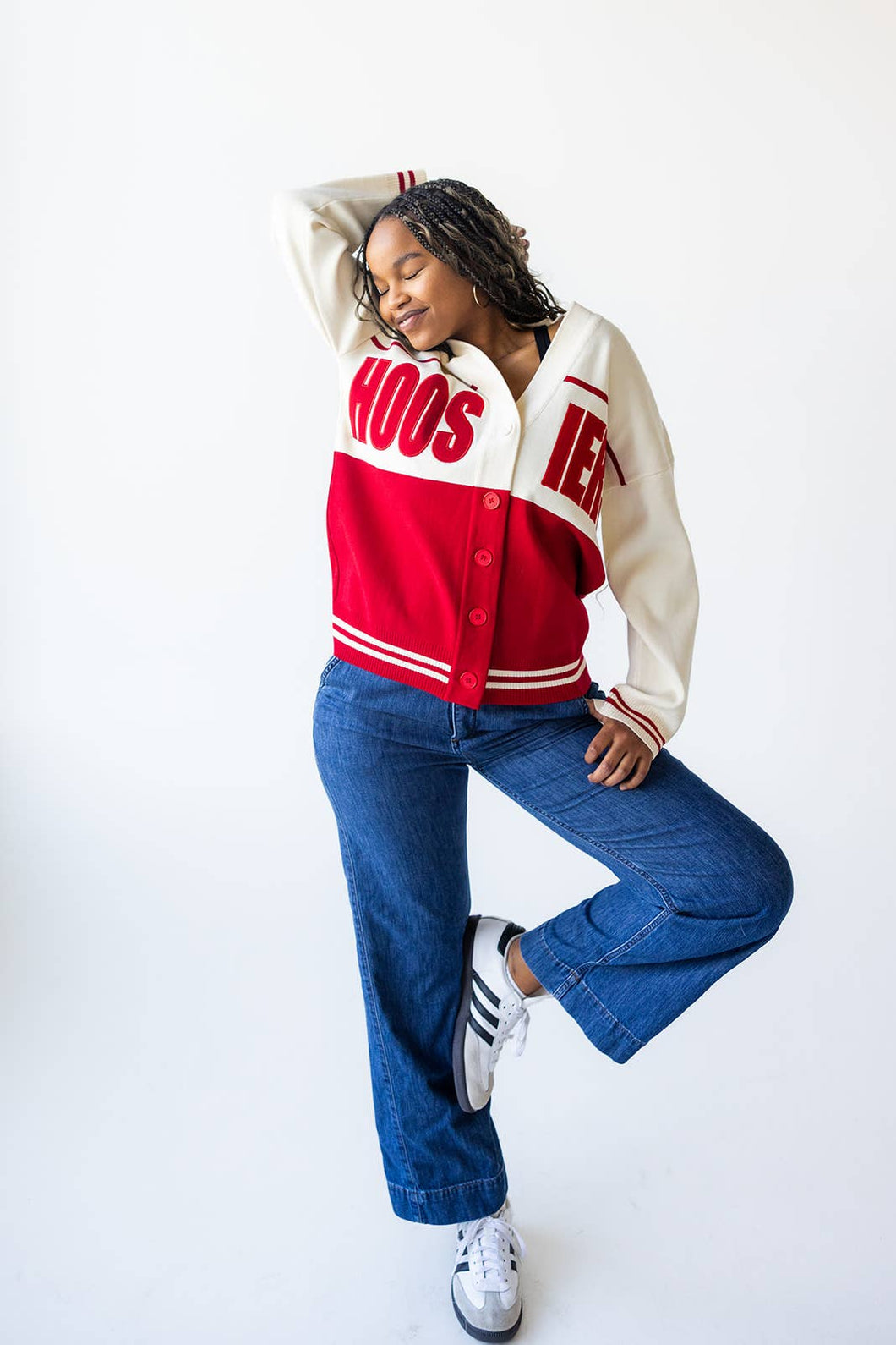 Crimson Ivory Indiana Carley Lux Cardigan