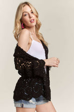 CROCHET CARDIGAN HEM - CET3546: Beige / S/M-M/L(3-3)