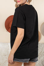 Black Crewneck Basic Jersey Tee 5/30/23 6347