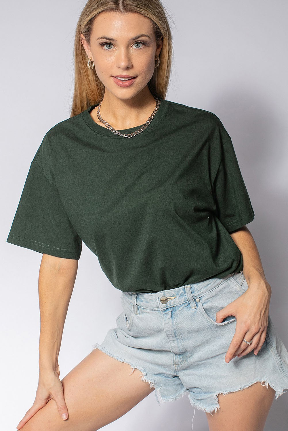 Forest Crewneck Basic Jersey Tee 5/30/23 6349