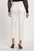 White High Rise Rhinestone Strap Slim Straight Risen Jeans 2/7/24 8015