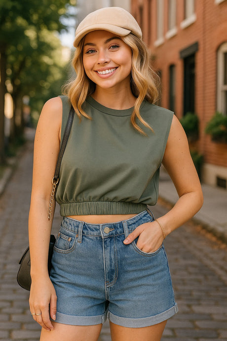 Light Olive Cozy Core Tank 8/12/25 1087