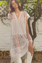 Cream Lace Detail POL Dress 6/19/23 6452