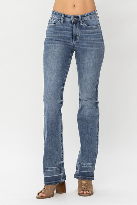 Medium Mid Rise Western Bootcut Judy Blue Jeans 9/27/23 7127