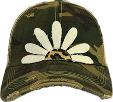 Yellow Daisy and Leopard Baseball Cap: