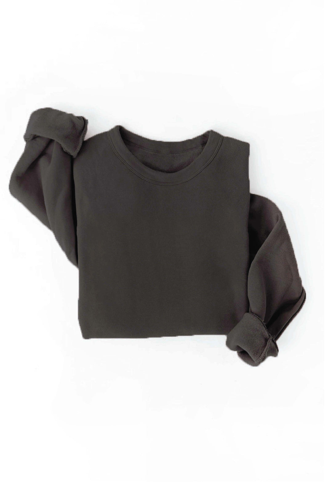 Black Premium Solid Basic Oat Collective Sweatshirt 7/11/23 6169