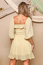 Yellow Smocke Mini Dress 8/22/23 6922