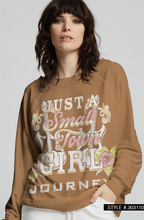Espresso Journey Small Town Girl Sweatshirt