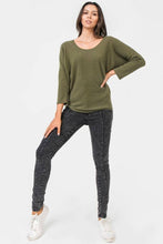 Olive Knit Top