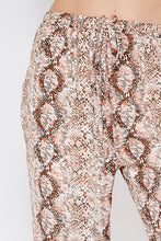 Mocha High Waist Snake Print Joggers 8/22/23 6918