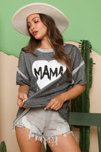 Black Mama Heart Graphic Knit Top 8/22/23 6924