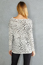 White Black Rock N Roll Sequin Animal Print Venti Shirt 7/7/23 6600