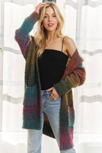 Rust Olive Multi Ombre Cardigan