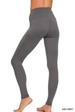 Ash Grey Brushed Microfiber Zenana Leggings 9/9/26 1408