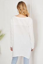 White Mineral Dye Three Button High Low Jersey Venti Shirt 6/13/23 6418