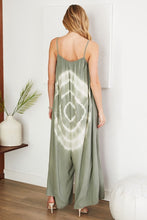 Army Green Ring Tie Dye Spaghetti Strap Wide Leg Venti Jumper 7/7/23 6613