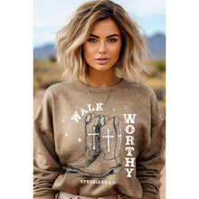 Mineral Grey Walk Worthy Graphic Sweatshirt