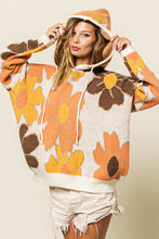 Rust Combo Floral Sweater Hoodie 11/10/23 7583