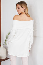 White Blush Turtleneck Watercolor Happy Face Heart Venti Sweater  9/14/23 7060