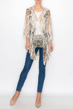 Taupe All Lace Cardigan