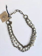 Chained Pearl Necklace
