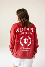 Crimson Indiana Collegiate Fleece Cardigan