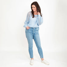 Blue Olli Crochet Sweater