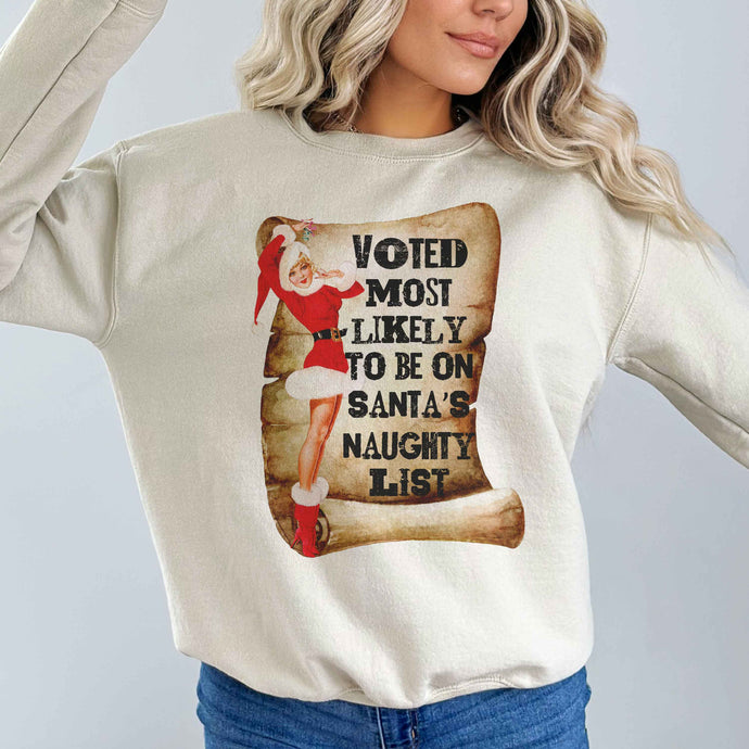 Sand Voted Most Likely Naughty Tee
