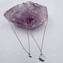 Heart Mother Daughter Matching Necklace Set of 2