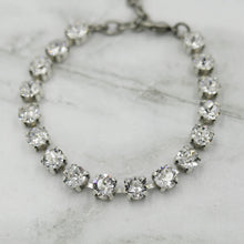 Lotus Pink Jane Crystal Tennis Rachel Marie Bracelet: