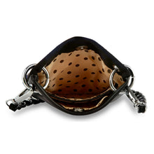 Black Rhinestone Grid Petite Crossbody Sling