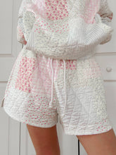 Quilted Pastel Sunkissed Coconut Shorts: