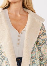 Midnight Blush Long Sleeve Hooded Lovestitch Jacket with Pockets